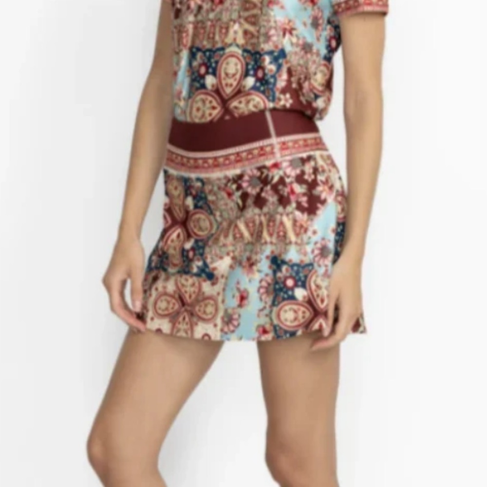 Johnny Was Thena Dolphin Skirt NWT